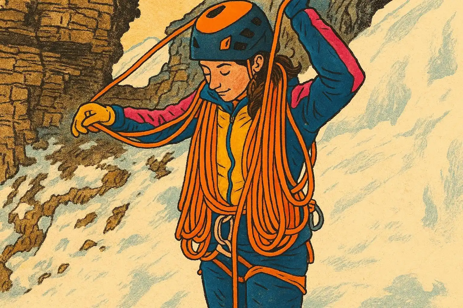 Mountaineering in crimea