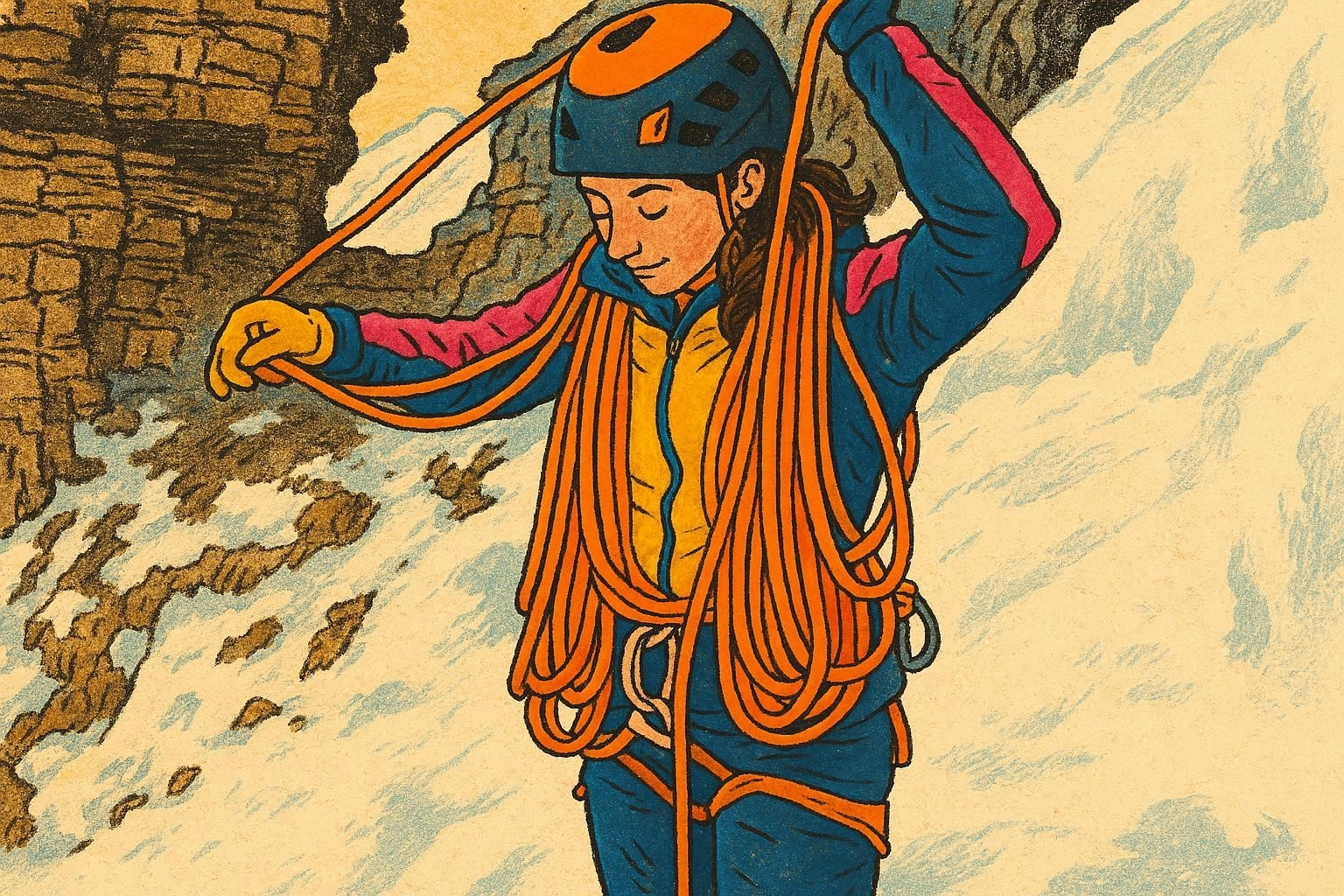 Mountaineering in crimea