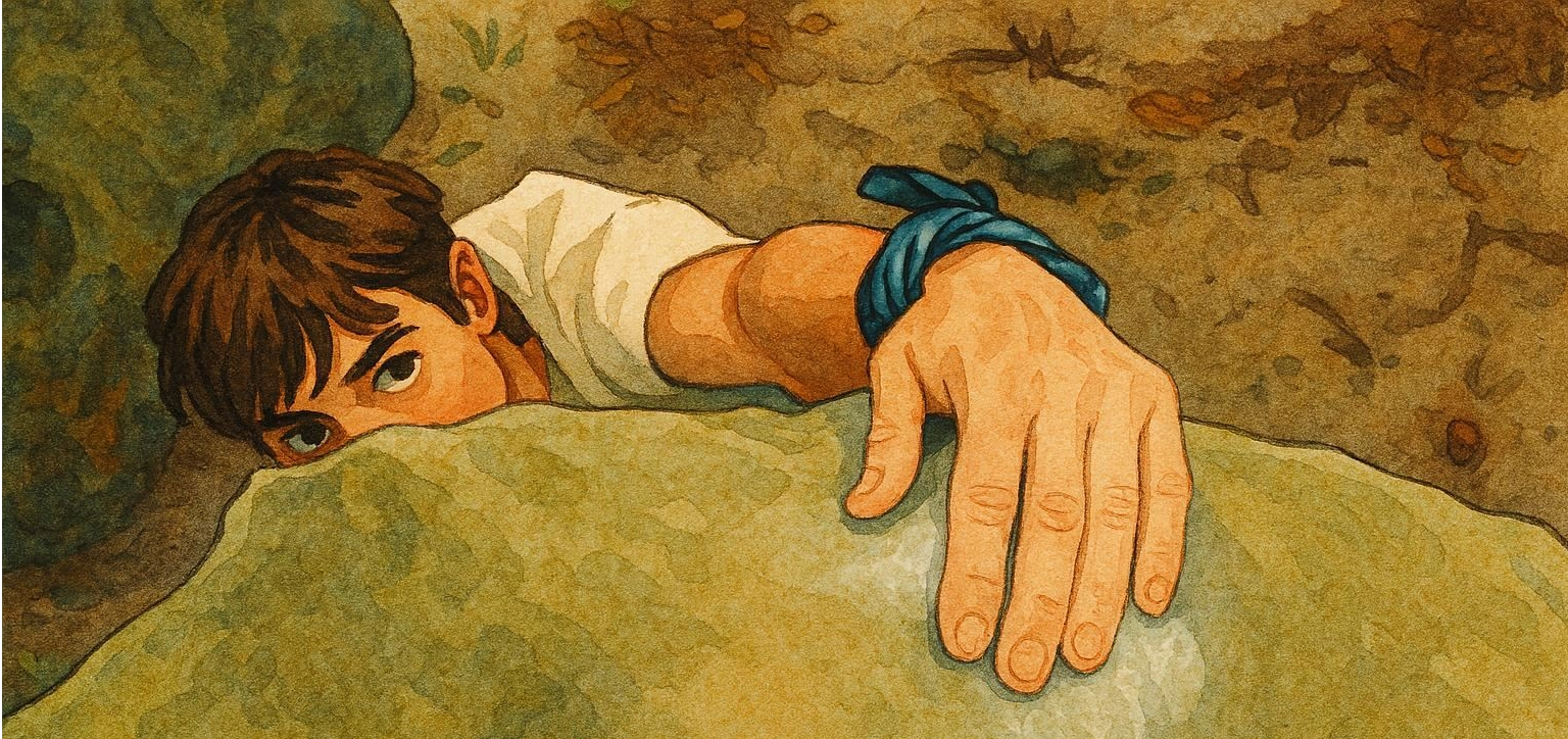 Rock climbing in crimea