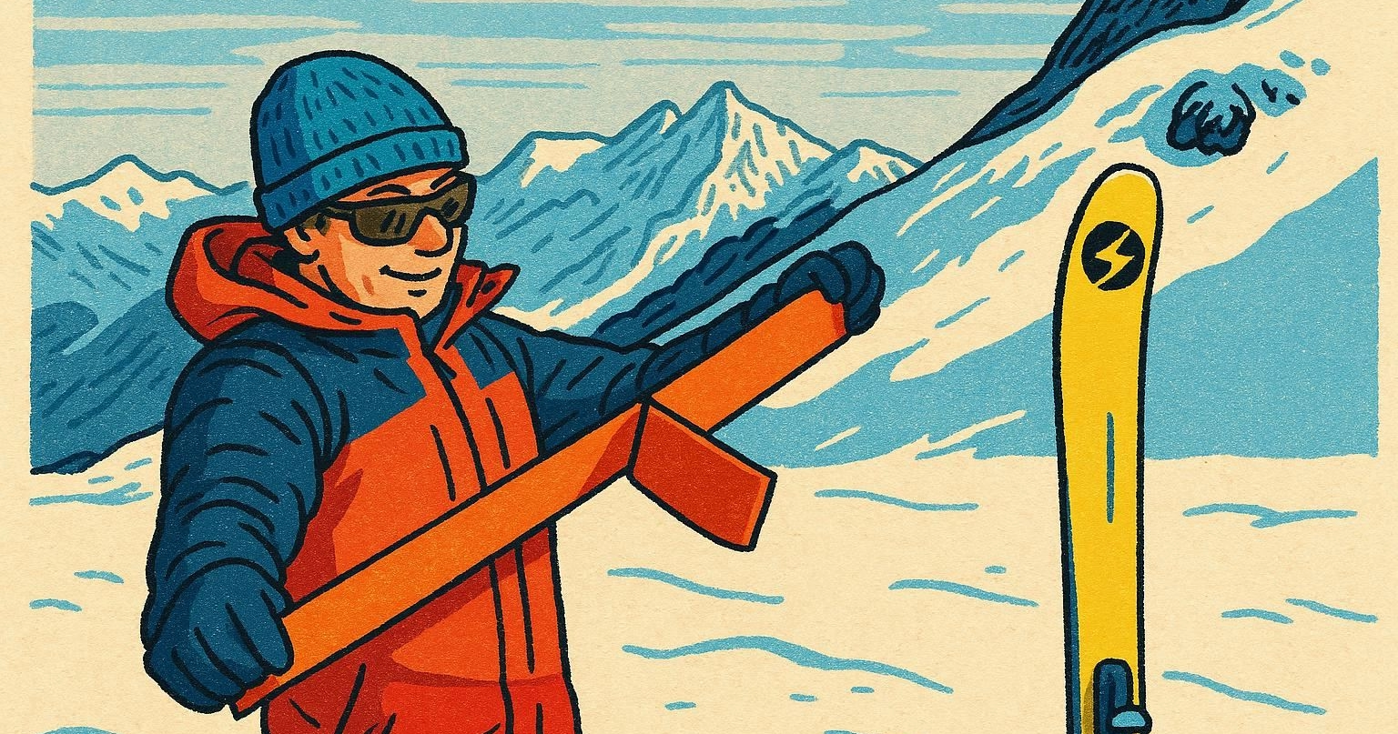 Ski touring in crimea