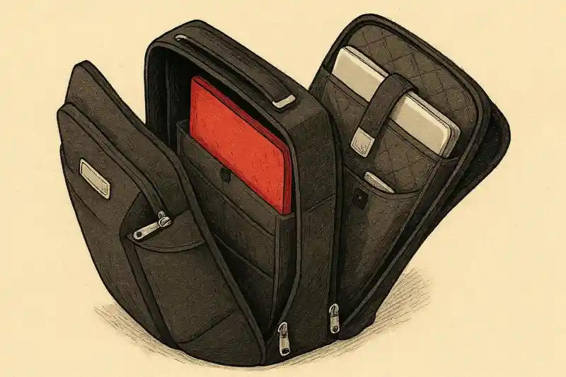 Samsonite Alu Biz внутренняя организация отделение для ноутбука 15.6 дюймов планшет органайзер для визиток и ключей