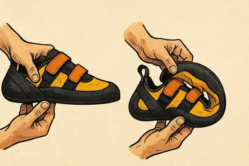 Проверка жёсткости подошвы альпинистских ботинок как согнуть руками для зимних восхождений и автоматических кошек отличие от треккинговых