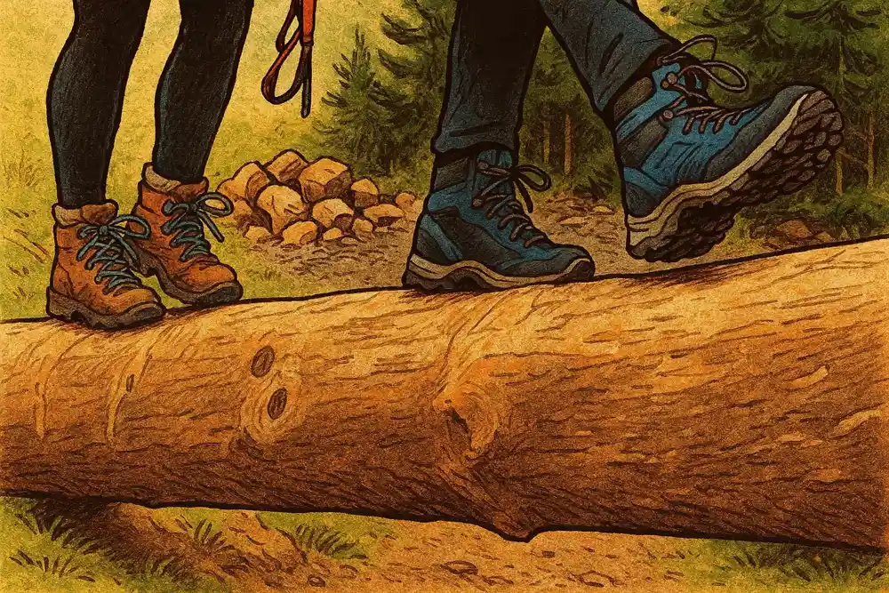 Trekking shoes crimea